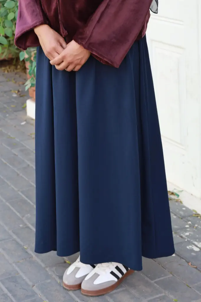  Blue cloche skirt  