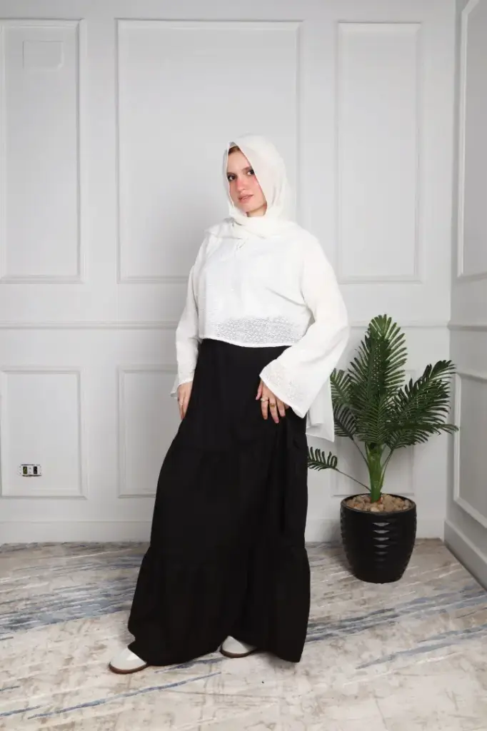 black lenin skirt (S)