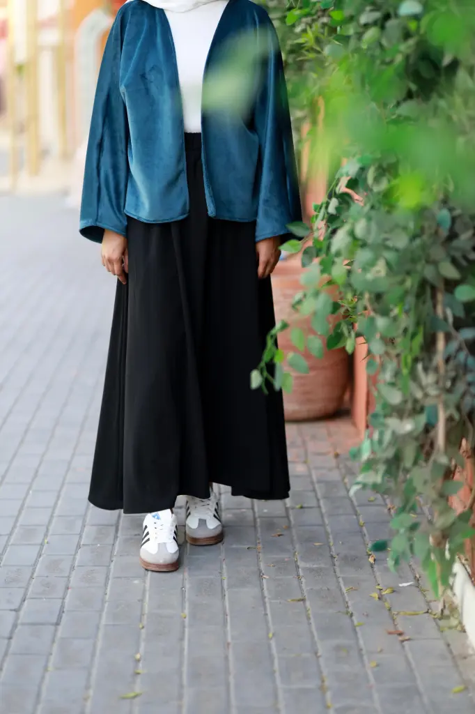  Black cloche skirt  (S, 100cm)