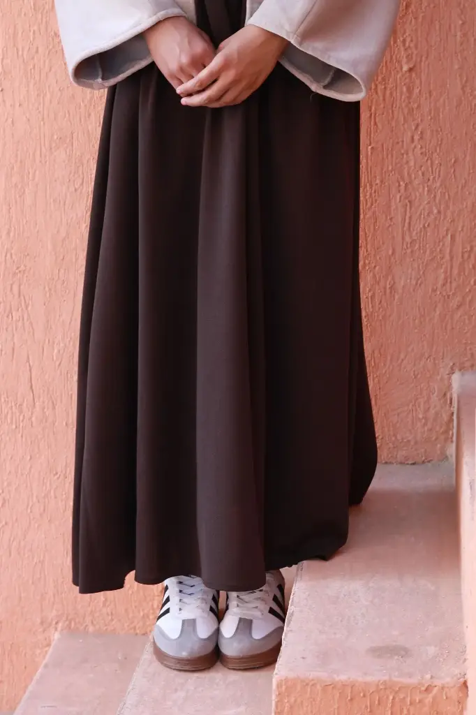  Brown cloche skirt 